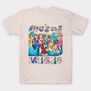 Nine muses in the lake T-Shirt